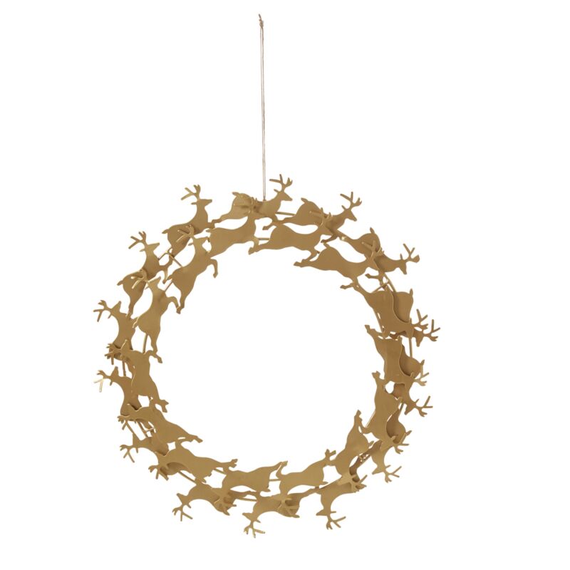 Leaping Dear Wreath