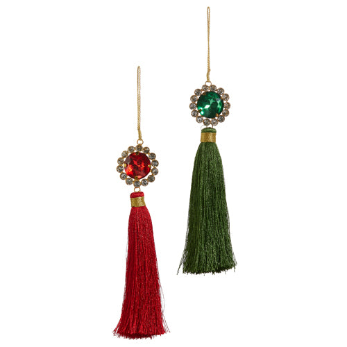 Jeweled Tassel Ornaments