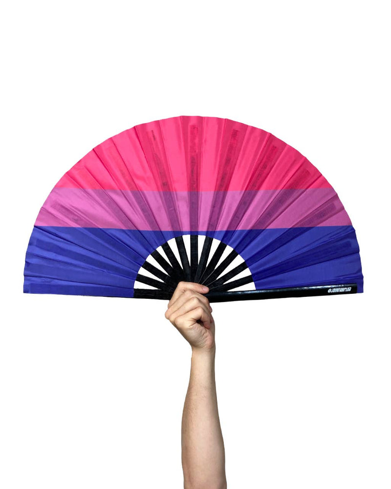 Bi Flag Hand Fan