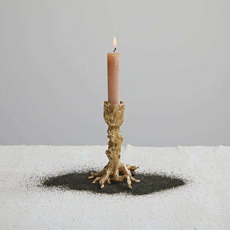 Golden Tree Candleholder