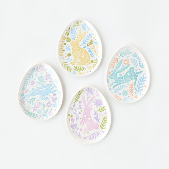 Spring Fables Egg Plates