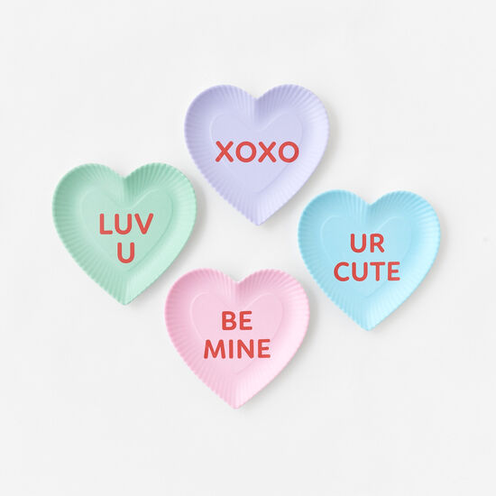 Conversation Heart Plate