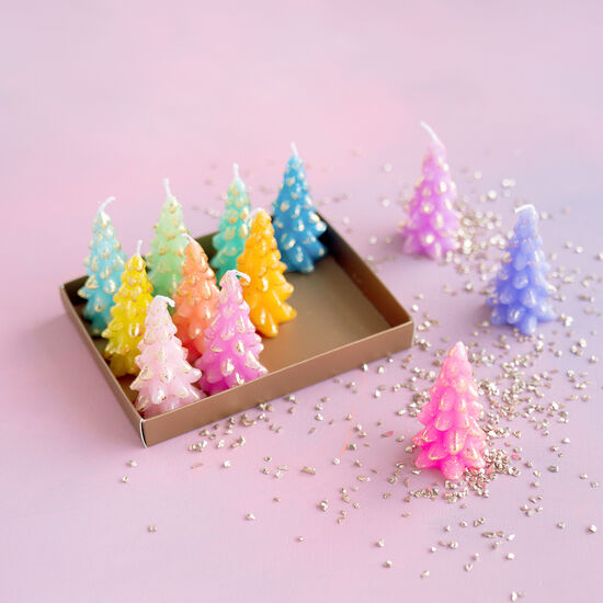 Rainbow Tree Tea Lights