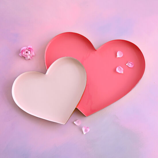 Goldleaf Heart Trays