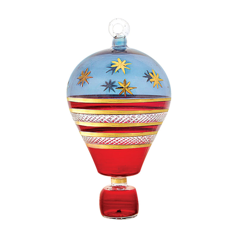 Glass Patriotic Hot Air Balloon