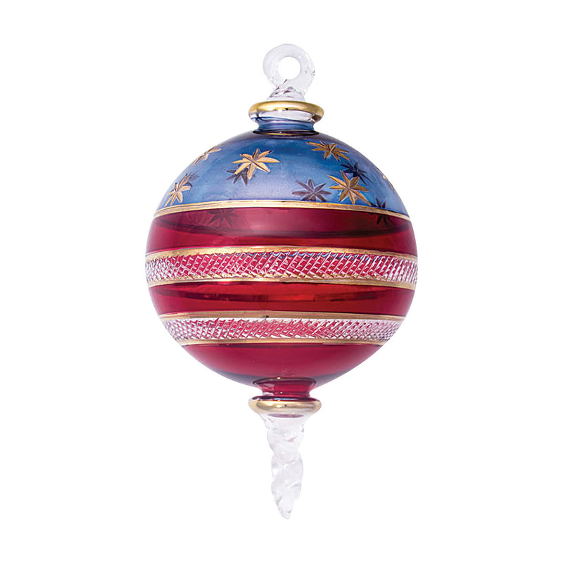 Stars & Stripes Glass Ball