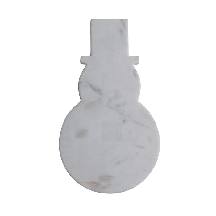 Marble Snowman Cheese Board