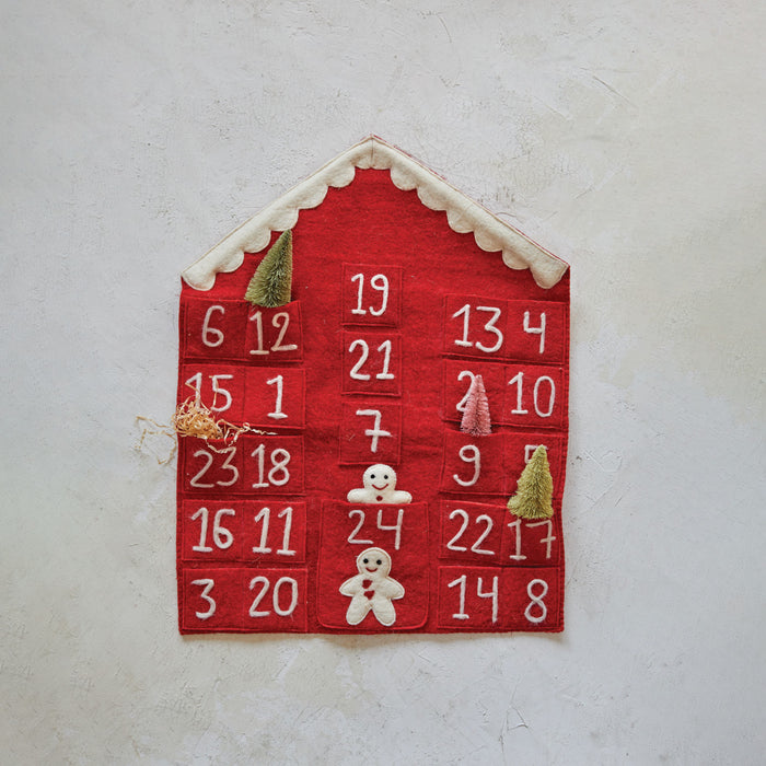 Handmade Wool Advent Calendar