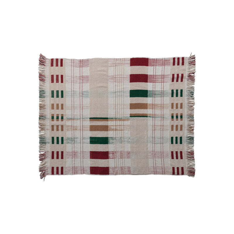 Plaid Woven Throw
