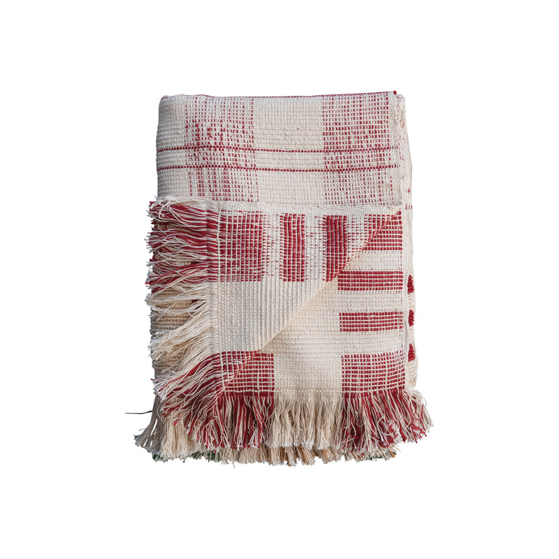 Plaid Woven Throw