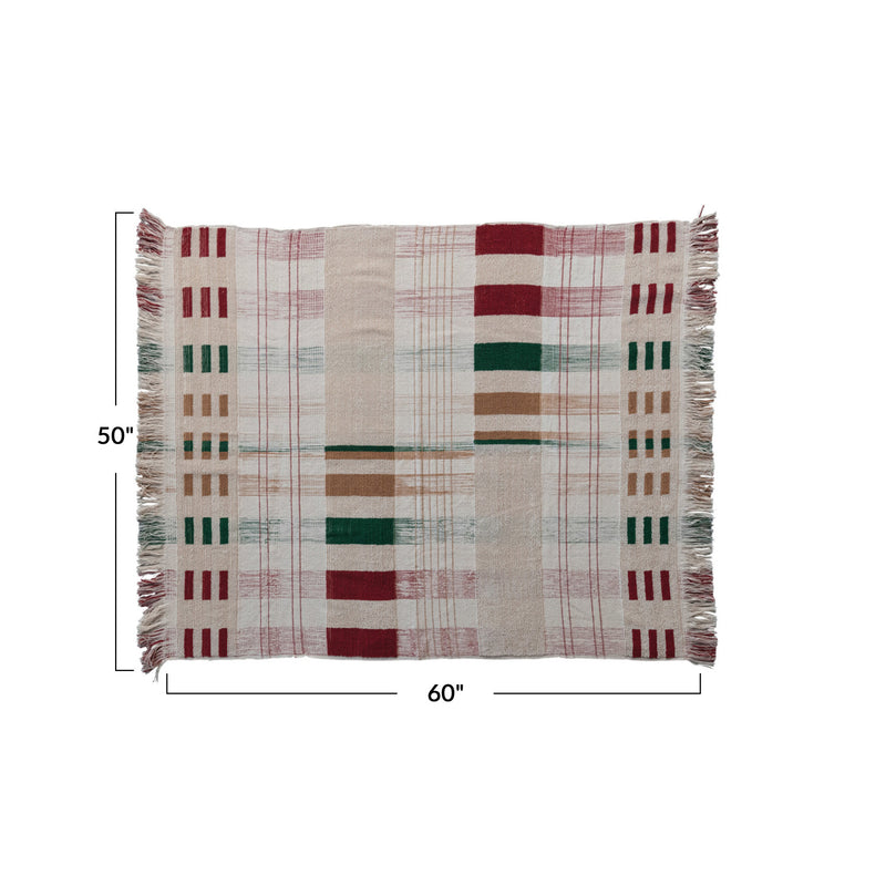 Plaid Woven Throw