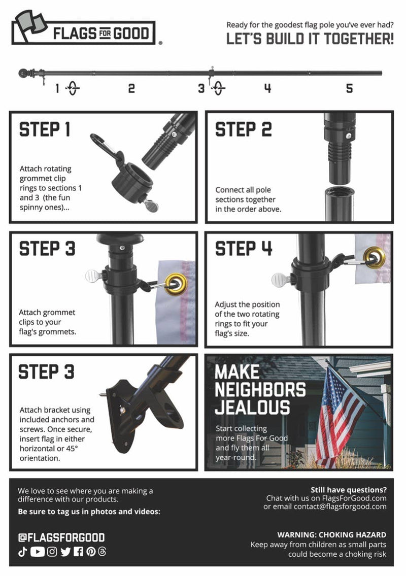 The Goodest Flag Pole Kit