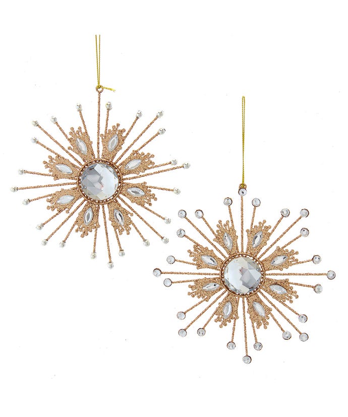 Metal Snowflake Ornaments