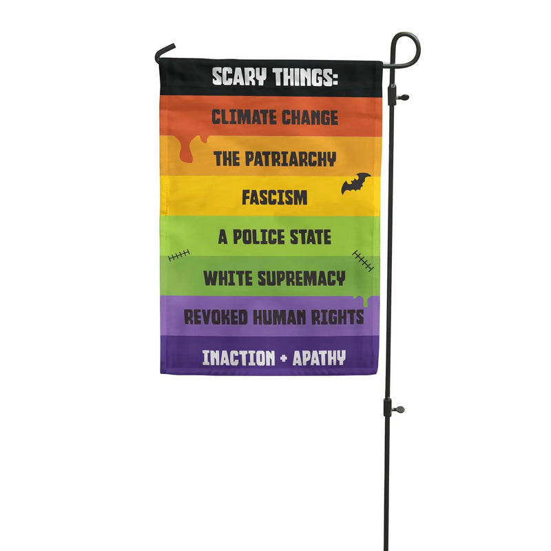 Even More Scary Things Halloween Garden Flag