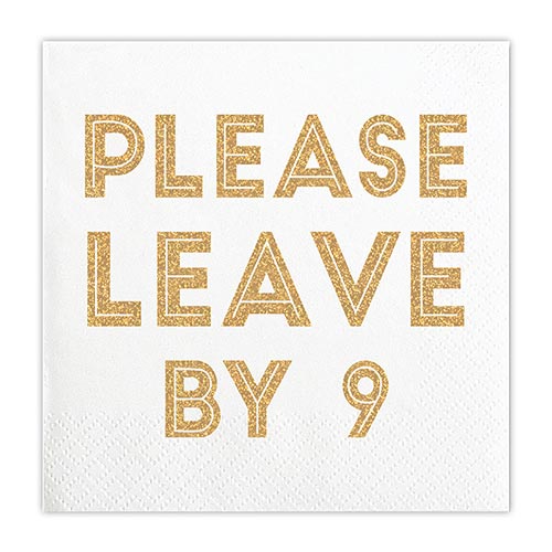 Leave by Nine Napkins