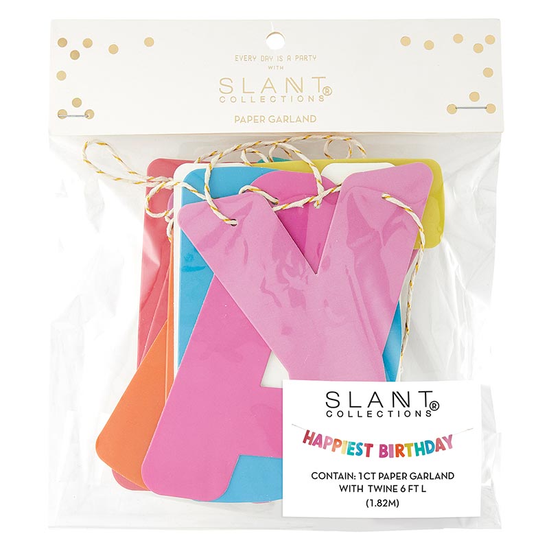 Happiest Birthday Garland