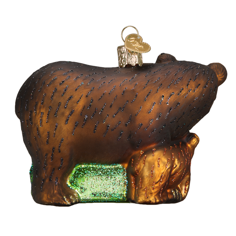 Bear With Cubs Ornament
