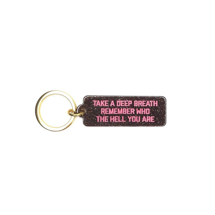Take a Deep Breath Keychain