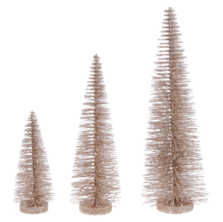 Champagne Bottle Brush Trees