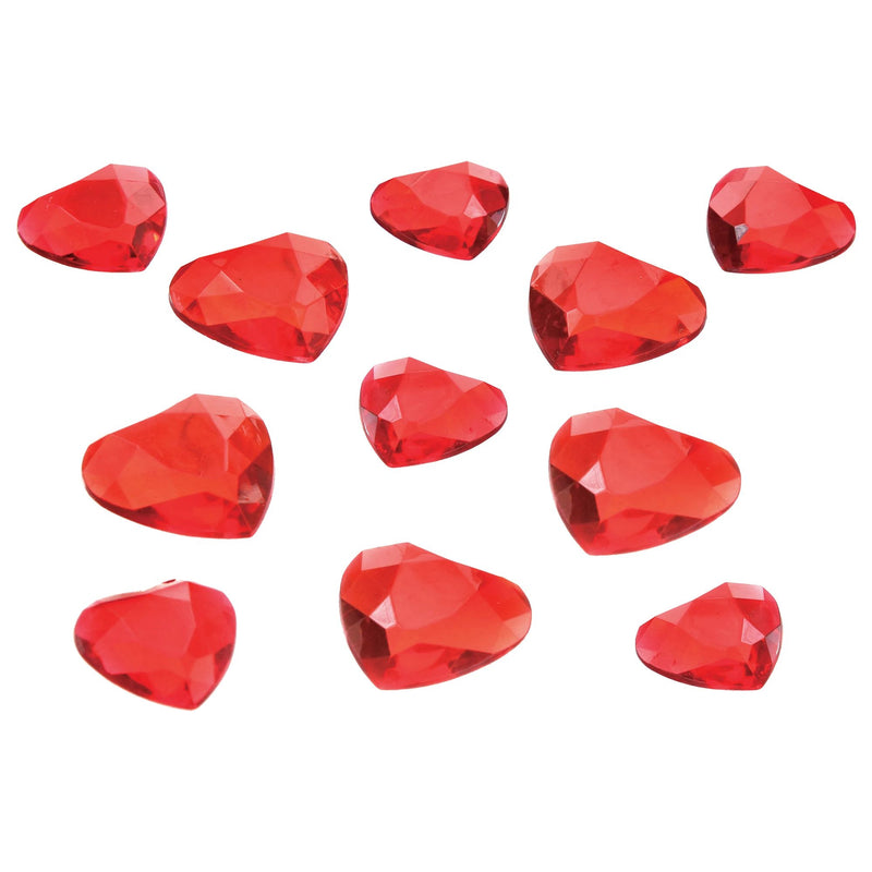 Red Heart Gem Scatter