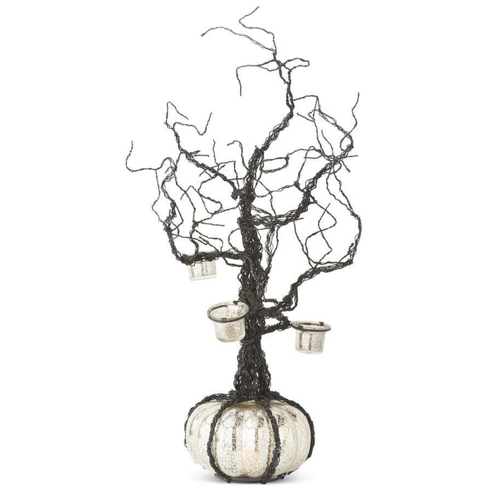 Black Wire Votive Tree