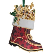 Santa's Boot Ornament