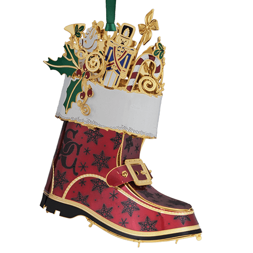 Santa's Boot Ornament