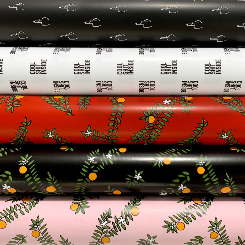 Orange Blossom Wrapping Paper