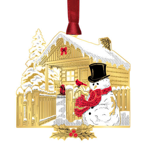 Log Cabin Ornament