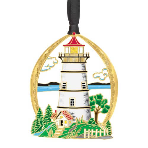 Inland Lighthouse Christmas Ornament