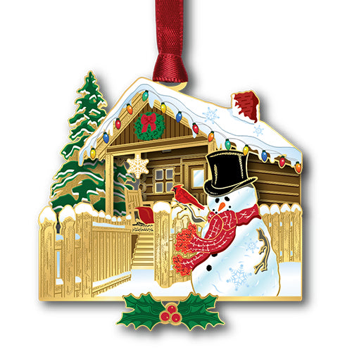 Log Cabin Ornament