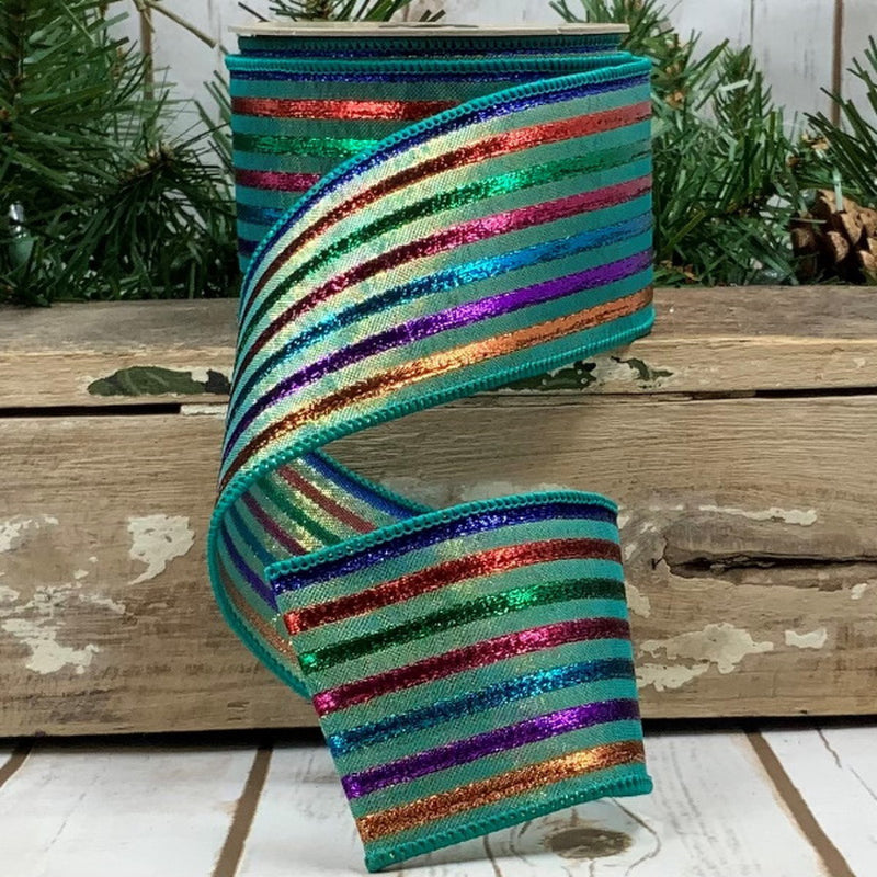 Multicolor Stripe Ribbon
