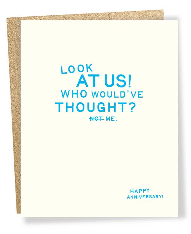 Look At Us Card