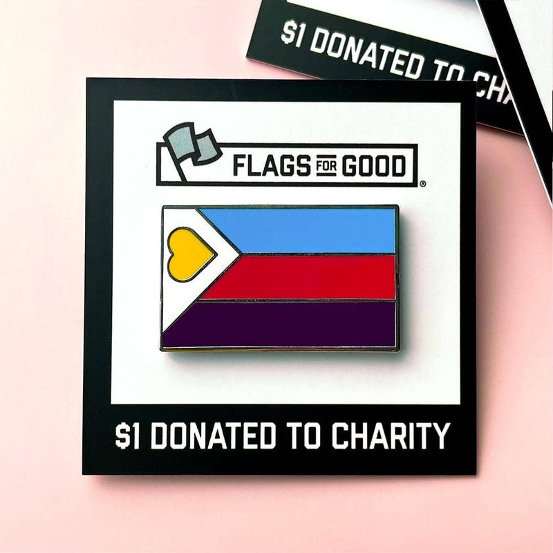 Polyamory Pride Flag Pin