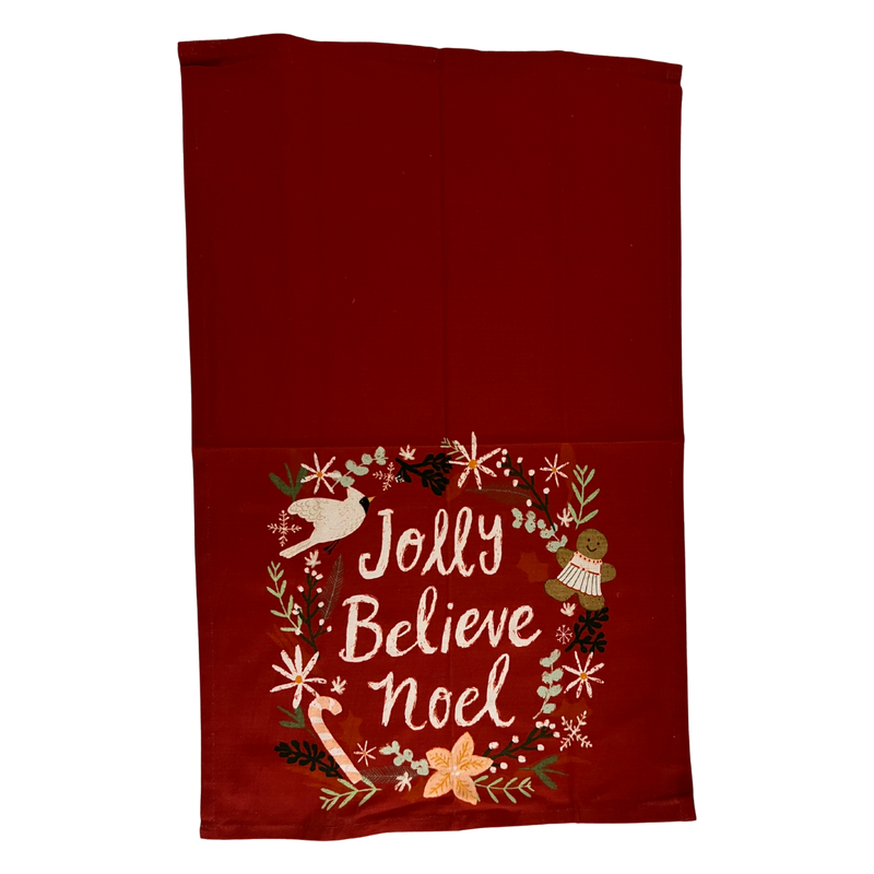 Holiday Print Tea Towels