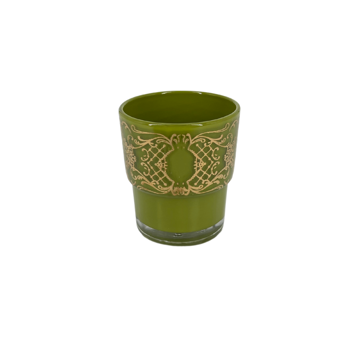 Golden Glass Tealight Holder