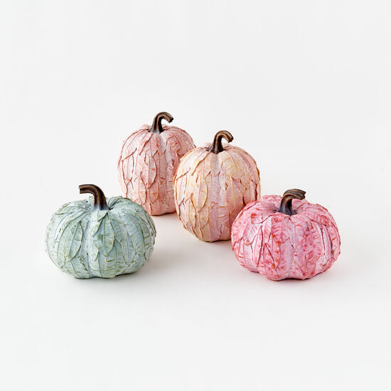 Leaf Patterned Pumpkins