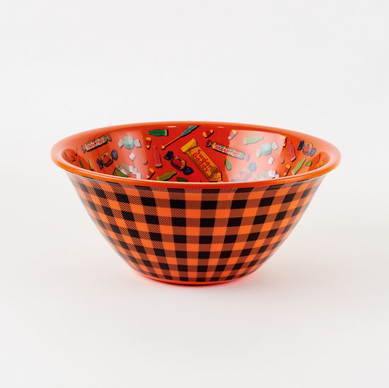 Halloween Gingham Bowl