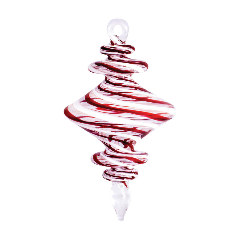 Peppermint Spiral Finial