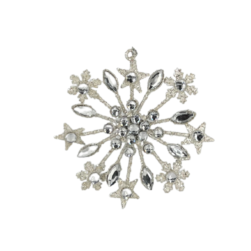 Dazzling Snowflake Ornaments
