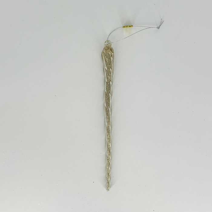Gold Twisted Icicle Ornament
