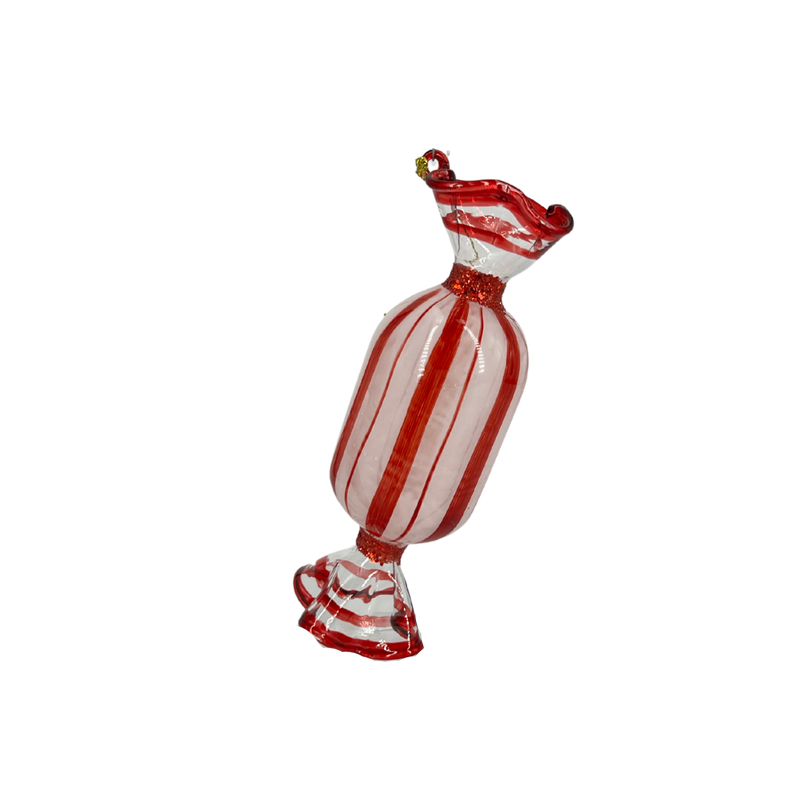 Wrapped Peppermint Ornament