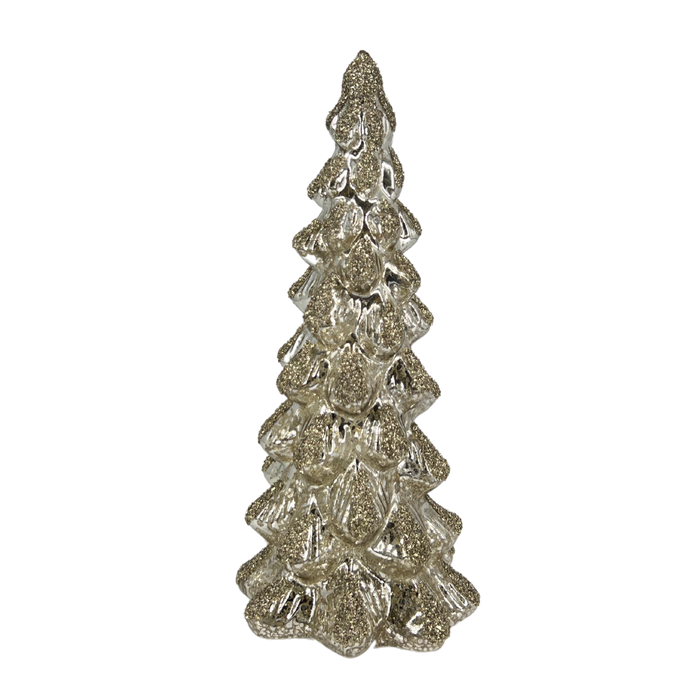 Glittered Glass Trees