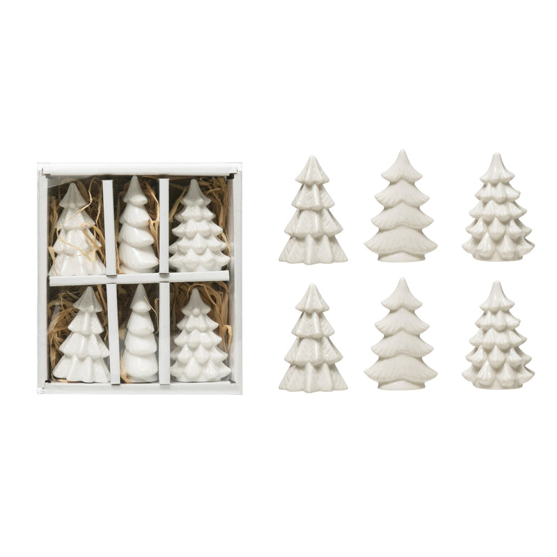Stoneware Trees Gift Box