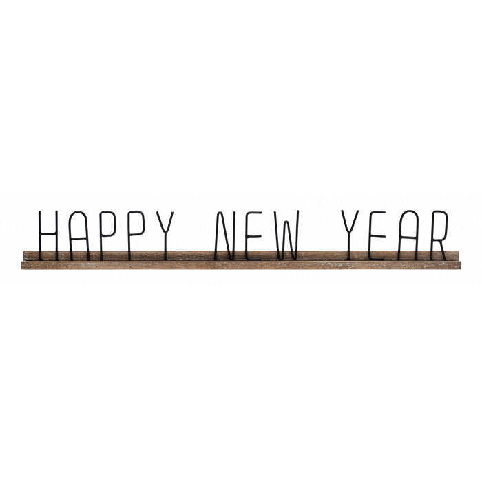 Happy New Year Mantle Sign