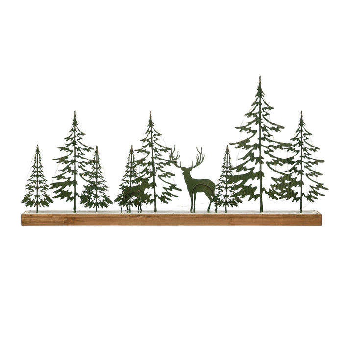 Laser Cut Mantel Scene