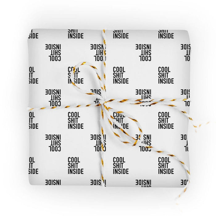 Cool Shit Inside Wrapping Paper