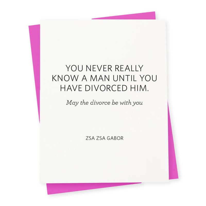 Divorce Card