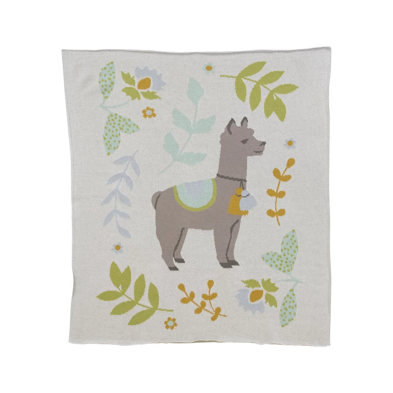 Llama Baby Blanket