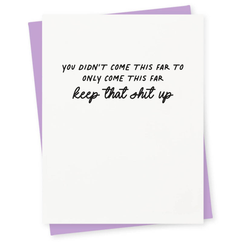 Far Encouragement Card